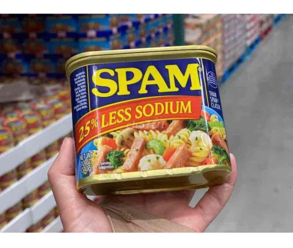 THỊT HỘP NGUỘI SPAM MỸ GIẢM 25% MẶN - 340Gr .  Hà. Mua bán Đồ ăn, thực phẩm và các loại khác tại Quận Phú Nhuận Tp Hồ Chí Minh được đăng bởi olala shop hình 1