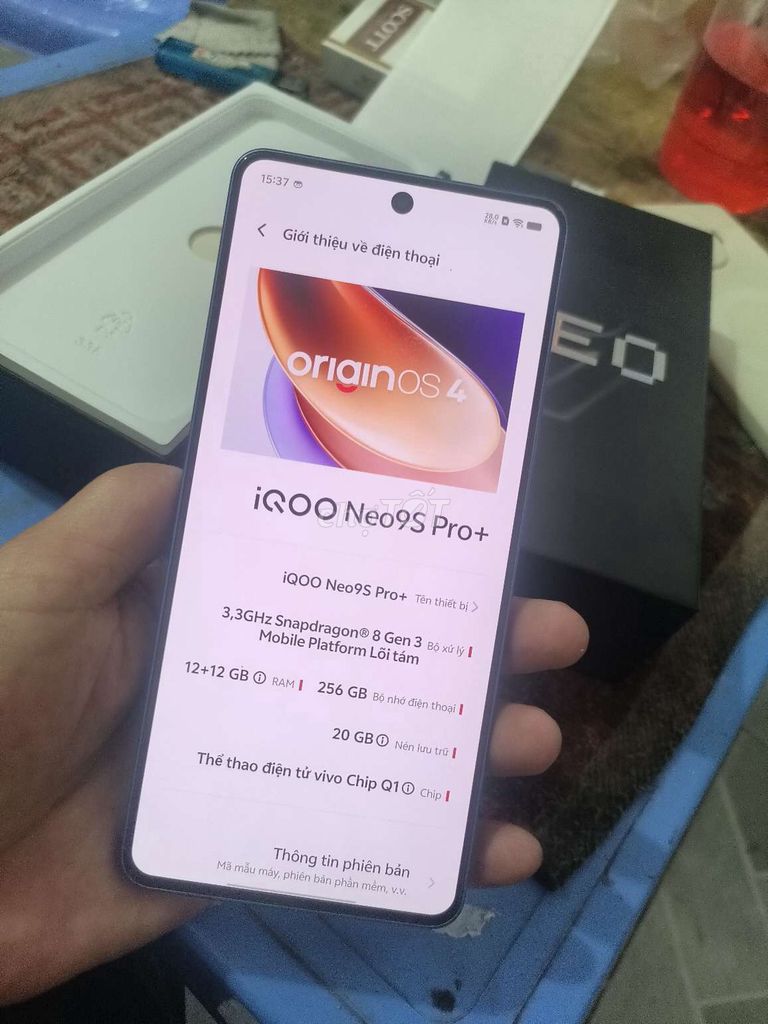 IQOO neo 9s pro plus 8 gen 3 siêu mạnh