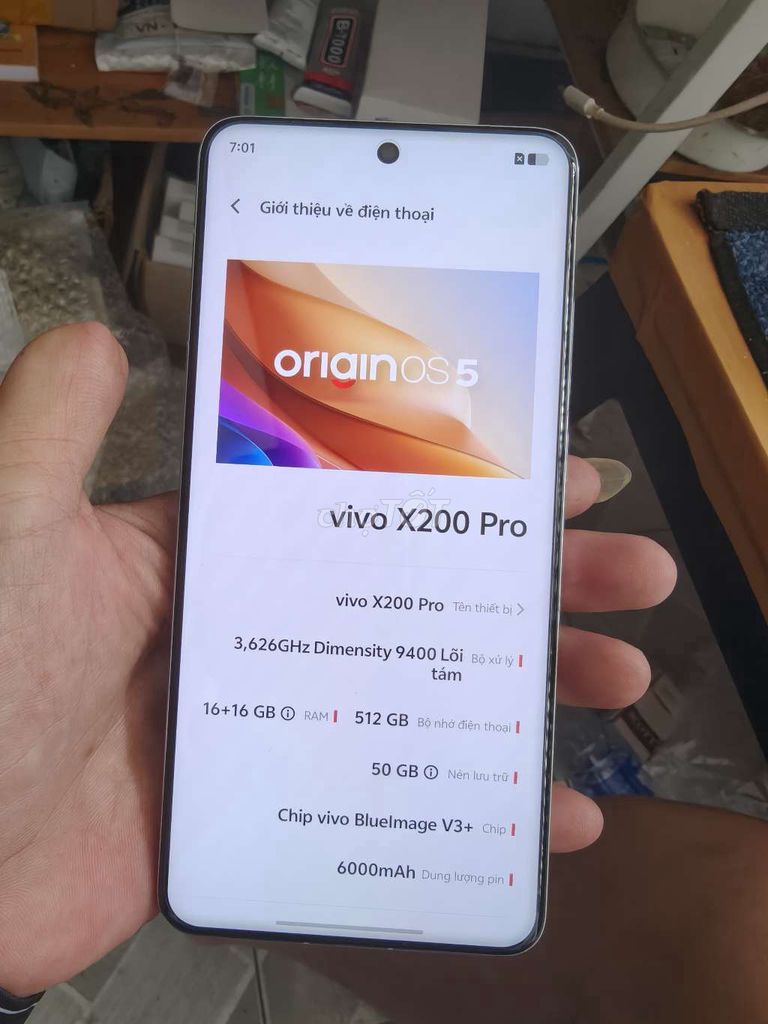 Vivo X200 Pro 16-512GB Trắng. Mua bán Điện thoại tại Thành phố Bến Tre Bến Tre được đăng bởi Từ Tuấn Bến Tre hình 1