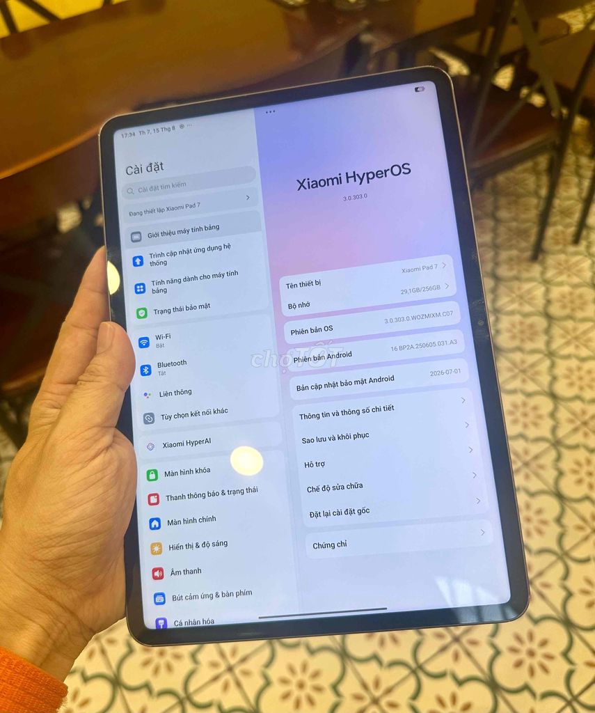 Xiaomi Pad 7 256GB Xám Máy tính bảng. Mua bán Máy tính bảng tại Quận 10 Tp Hồ Chí Minh được đăng bởi Huyn Bin hình 1