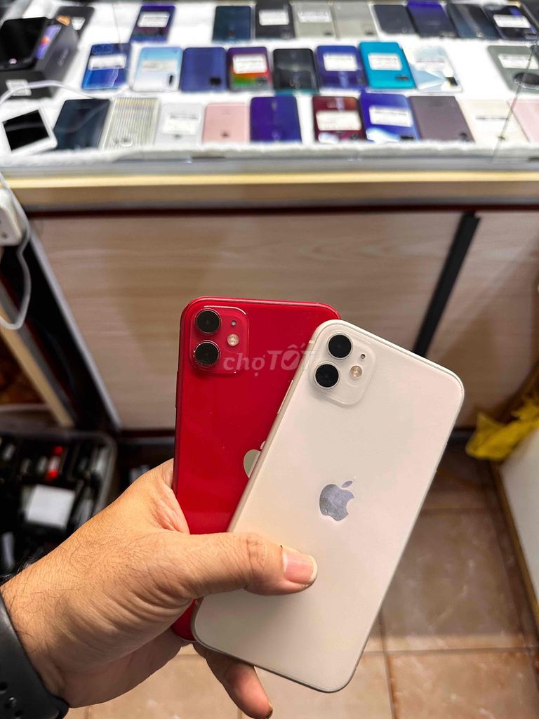 Apple iPhone 11 64GB Đỏ - 128GB Trắng Đã sử dụng. Mua bán Điện thoại tại Thành phố Long Xuyên An Giang được đăng bởi TL Mobile hình 1
