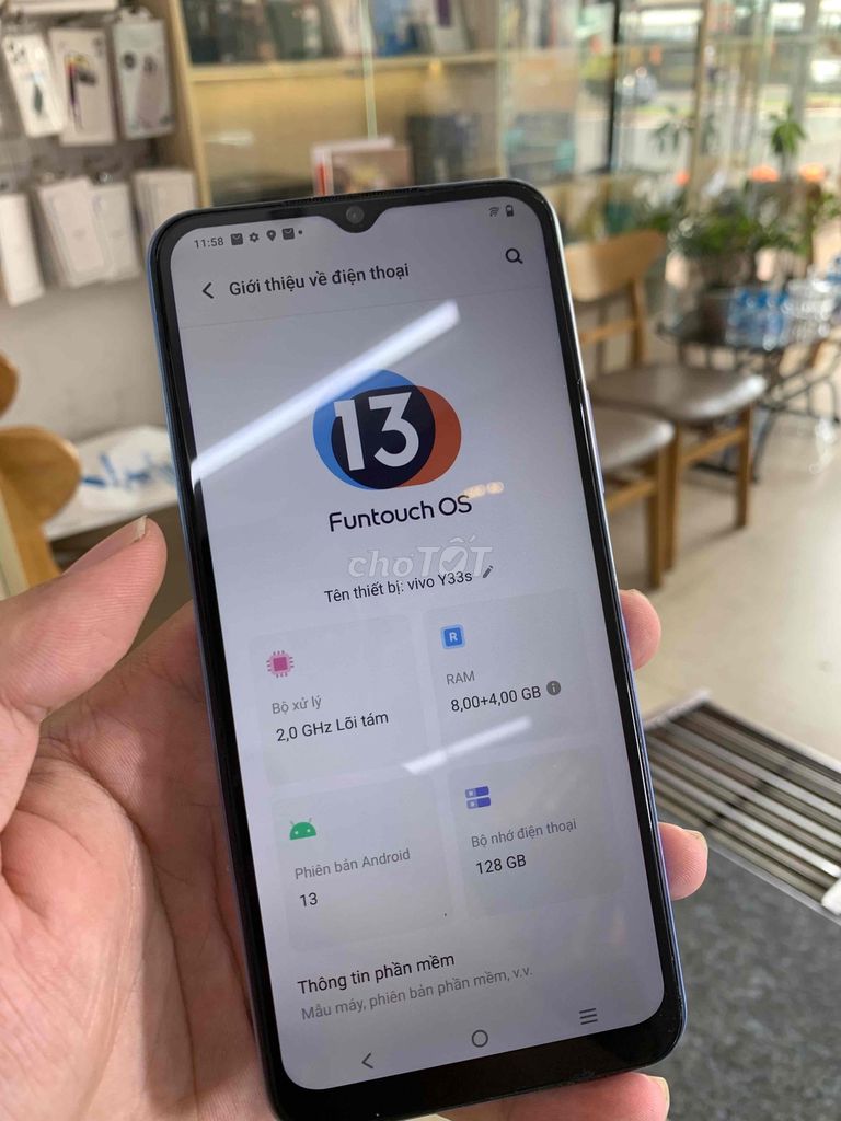Vivo Y33s 128GB Xanh. Mua bán Điện thoại tại Quận 6 Tp Hồ Chí Minh được đăng bởi Nguyễn Kiệt hình 1