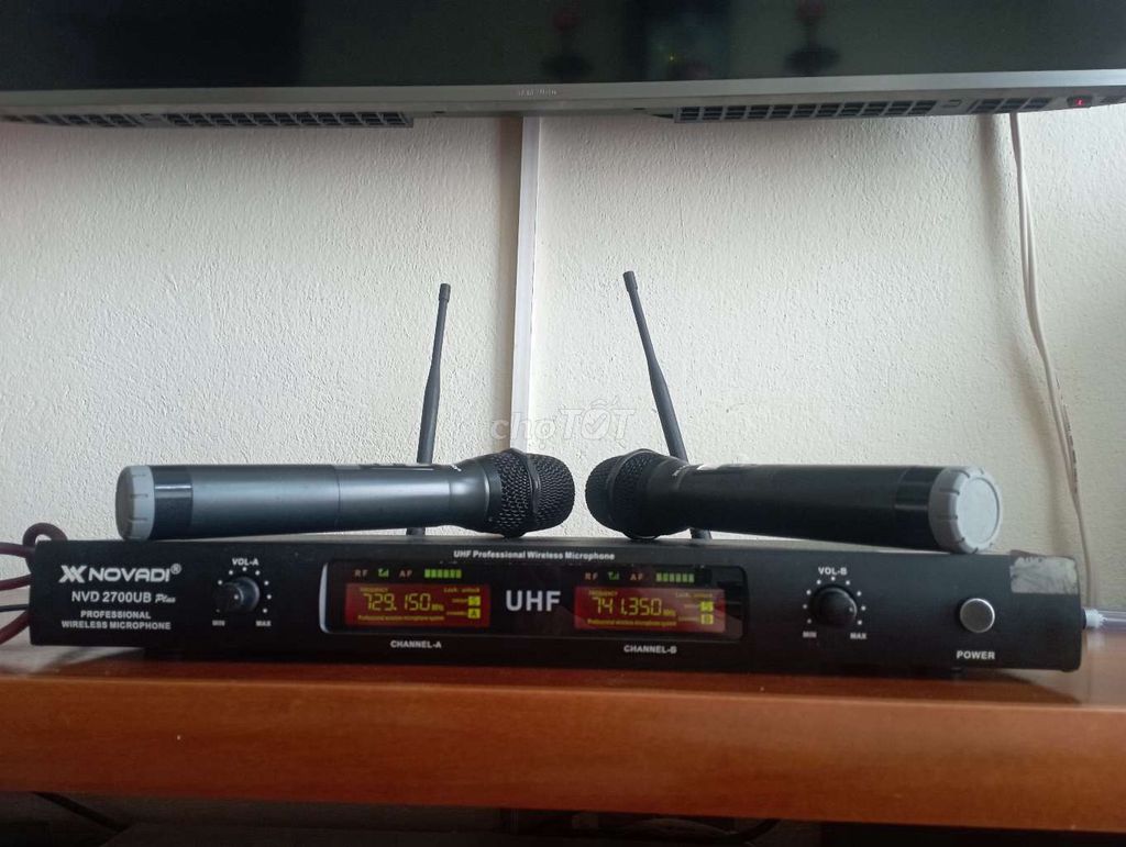 Micro không dây Novadi NVD 2700UB Plus. Mua bán Tivi, Âm thanh tại Quận Liên Chiểu Đà Nẵng được đăng bởi Nguyen Hanh hình 1