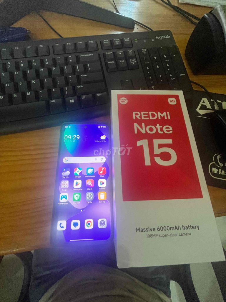 Xiaomi Redmi Note 15 6GB/128GB Tím Sương Mù. Mua bán Điện thoại tại Huyện Châu Thành Bến Tre được đăng bởi vũ hình 1