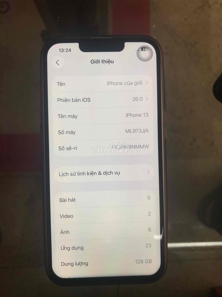 cần bán iPhone 13 BPas k dùng sim. Mua bán Điện thoại tại Quận 7 Tp Hồ Chí Minh được đăng bởi Hà Đức Duy hình 1