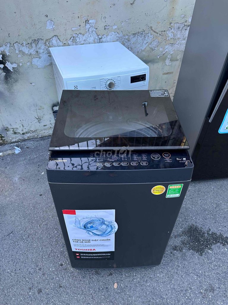 Máy giặt Toshiba 8kg Đen mới 90%. Mua bán Máy giặt tại Thành phố Thủ Đức Tp Hồ Chí Minh được đăng bởi cường hình 1