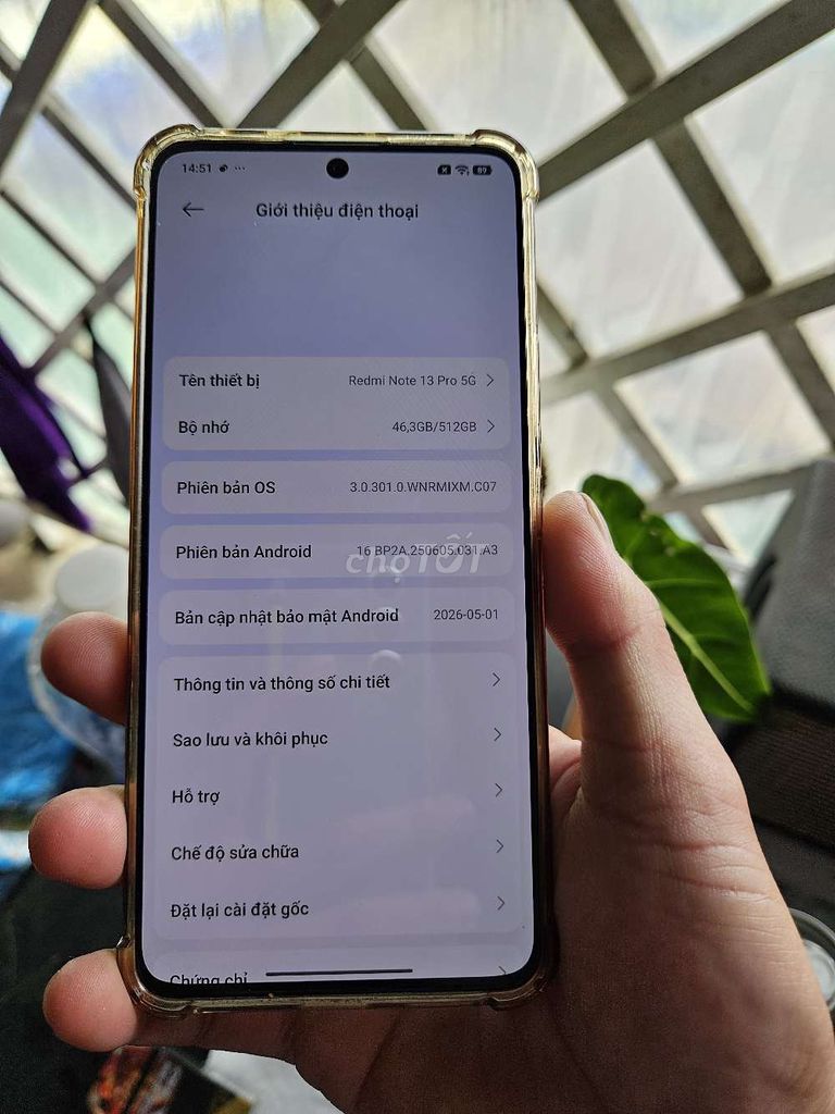 Xiaomi Redmi Note 13 Pro 5G 12GB/512GB. Mua bán Điện thoại tại Thành phố Đà Lạt Lâm Đồng được đăng bởi Nguyễn An Thịnh hình 1