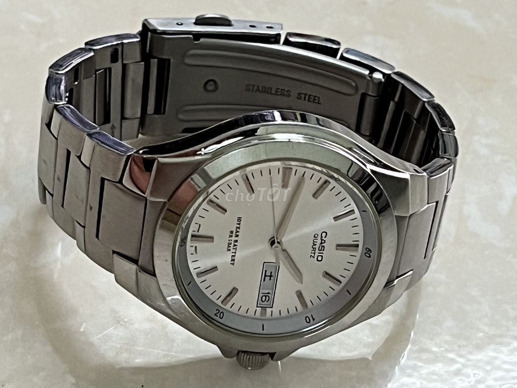 Đồng hồ Casio nam thép không gỉ 38mm. Mua bán Đồng hồ tại Huyện Mê Linh Hà Nội được đăng bởi Thông Lê hình 1