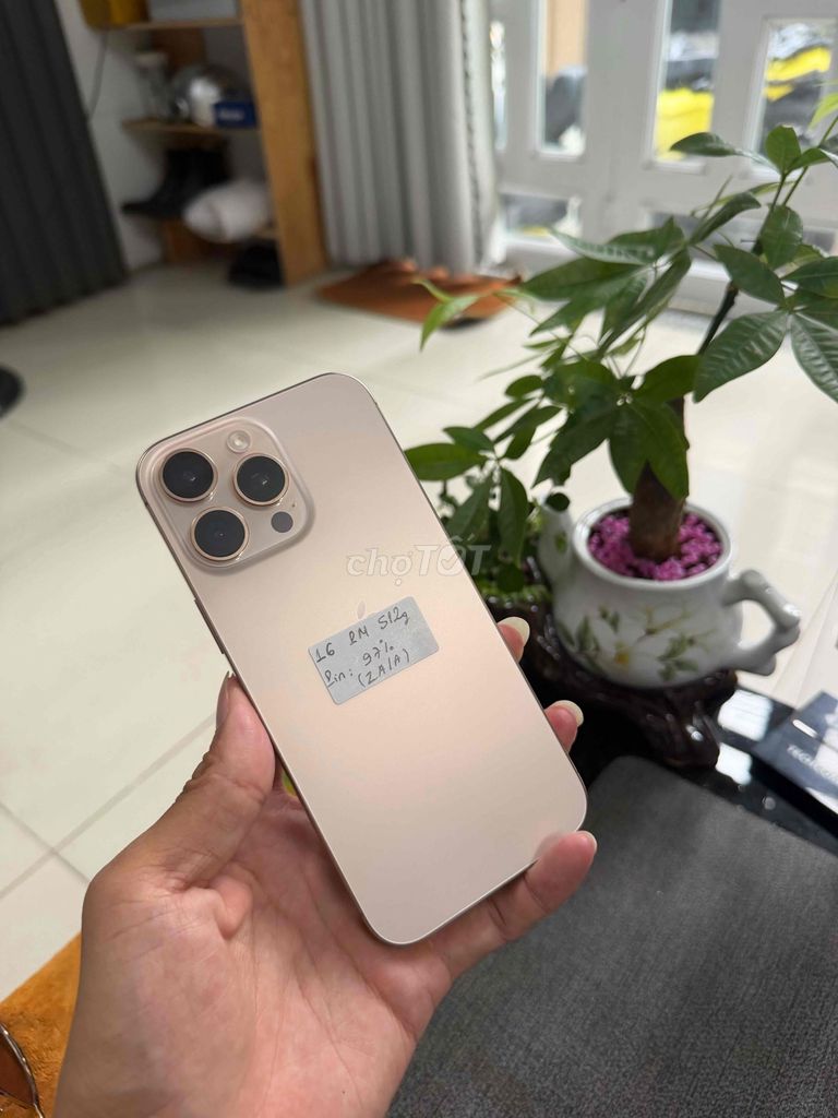 16 Pro Max 512GB Vàng ZA/A 2 Sim Vật Lý. Mua bán Điện thoại tại Quận Ninh Kiều Cần Thơ được đăng bởi TH STORE hình 1
