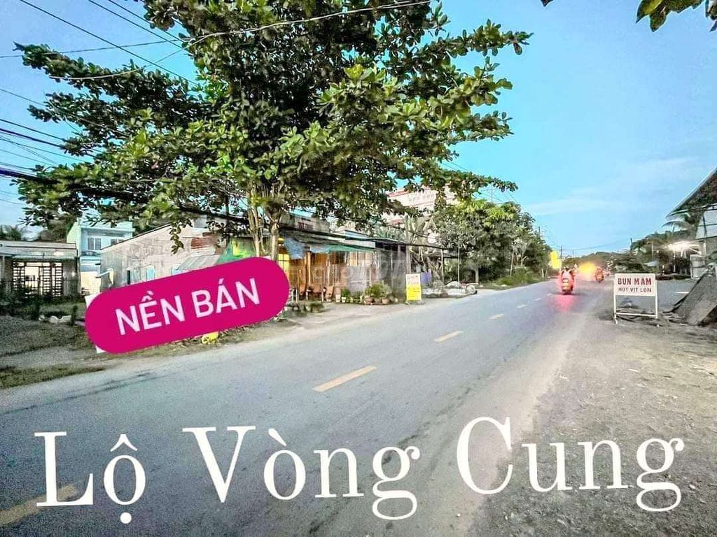 NỀN MẶT TIỀN LỘ VÒNG CUNG - P. AN BÌNH - Q. NINH KIỀU - TP. CẦN THƠ