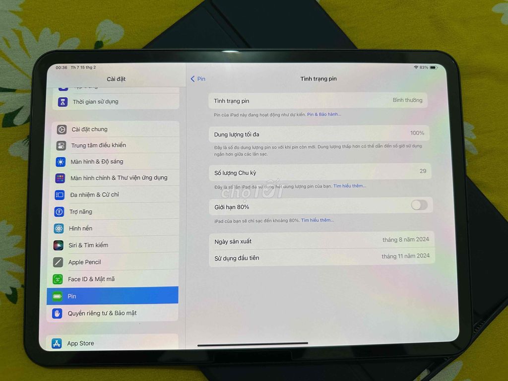 ipad pro 11inch M4 5G wifi fullbox