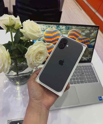 iphone 16plus 512gb đen qtế mỹ pin96 zin áp suất
