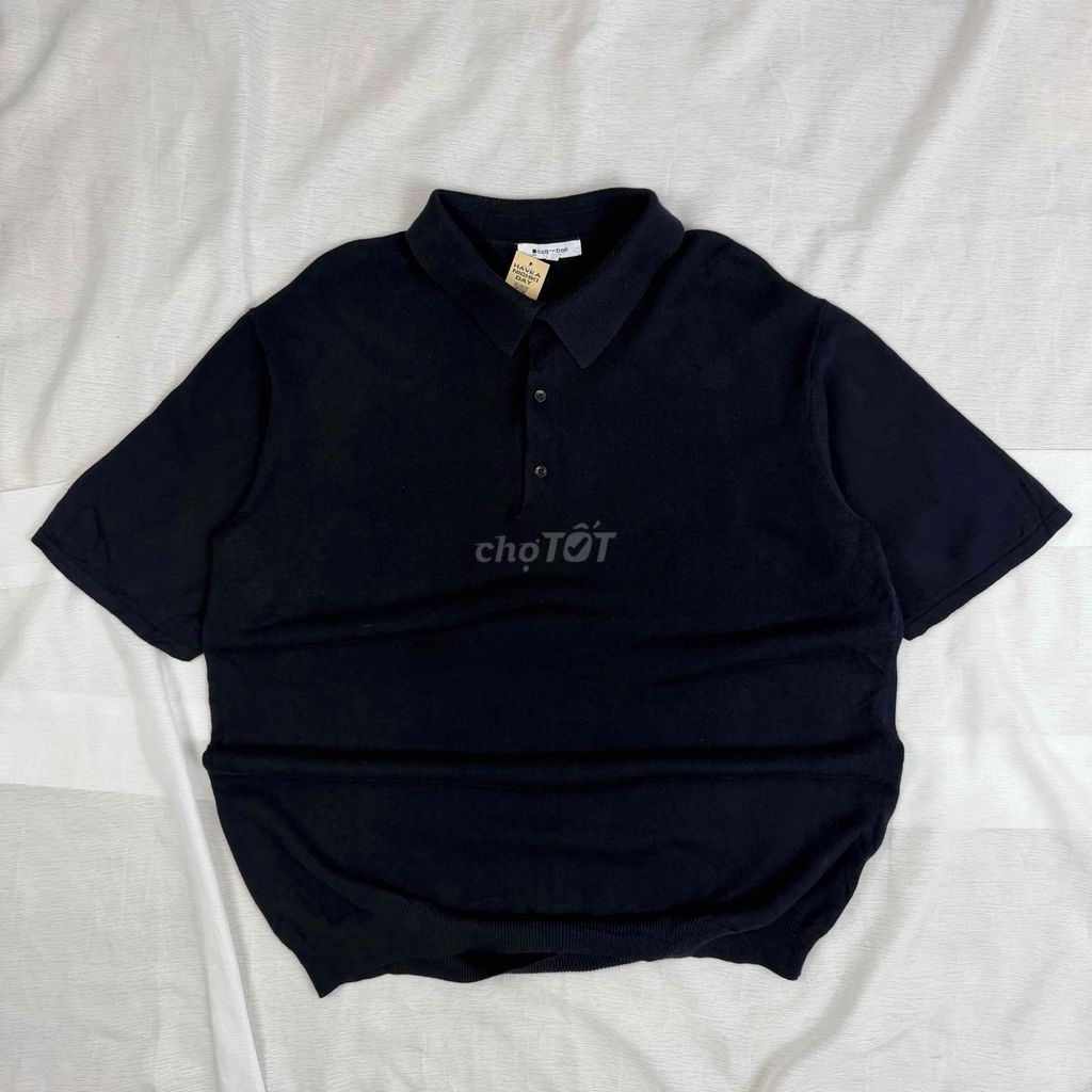 Áo polo nam Suggestion Monteghi Knit Đen L. Mua bán Quần áo tại Quận Ngũ Hành Sơn Đà Nẵng được đăng bởi Bạch Lê Hoàng hình 1