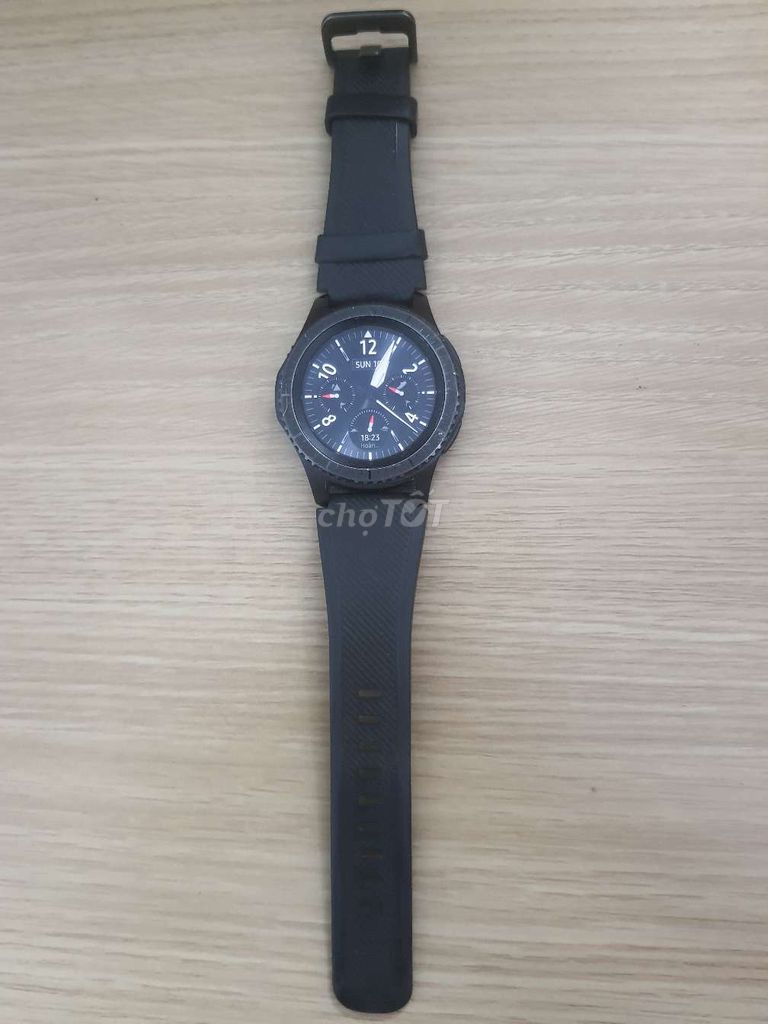 Samsung Gear S3 Frontier Đen. Mua bán Thiết bị đeo thông minh tại Huyện Yên Mỹ Hưng Yên được đăng bởi Văn Tùng Nguyễn hình 1