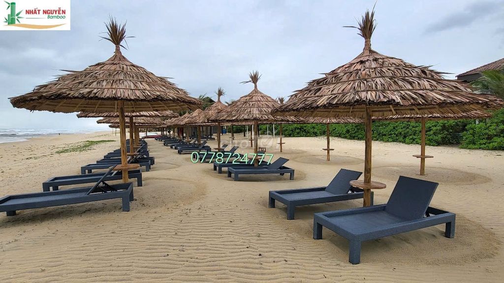 Vật liệu lợp mái Lá dừa. Mua bán Nội thất, đồ gia dụng khác tại Quận Cẩm Lệ Đà Nẵng được đăng bởi Nhất Nguyễn Bamboo hình 1