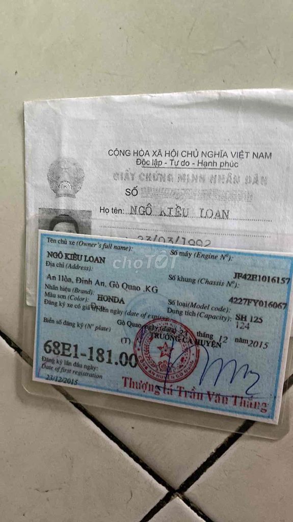HONDA   SH 125c zin odo 5500. Mua bán Xe máy tại Thành phố Rạch Giá Kiên Giang được đăng bởi Tân hình 2