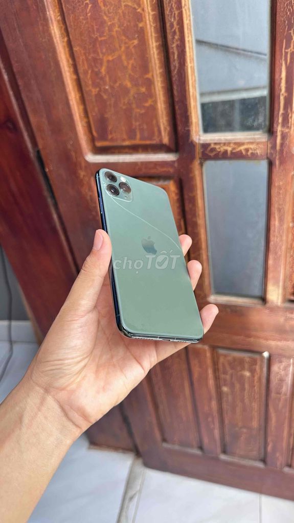 Apple iPhone 11 Pro Max 64GB Xanh rêu 3tr8. Mua bán Điện thoại tại Quận Liên Chiểu Đà Nẵng được đăng bởi Minh Phú hình 1