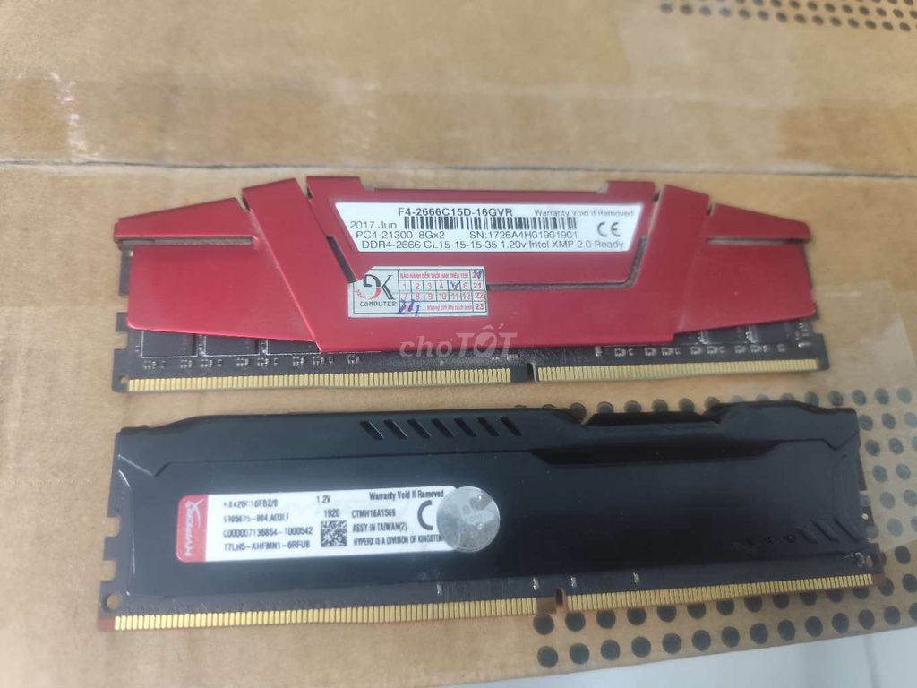 RAM DDR4 8GB 2666MHz. Mua bán Linh kiện (RAM, Card...) tại Quận Nam Từ Liêm Hà Nội được đăng bởi Huỳnh Duy hình 1