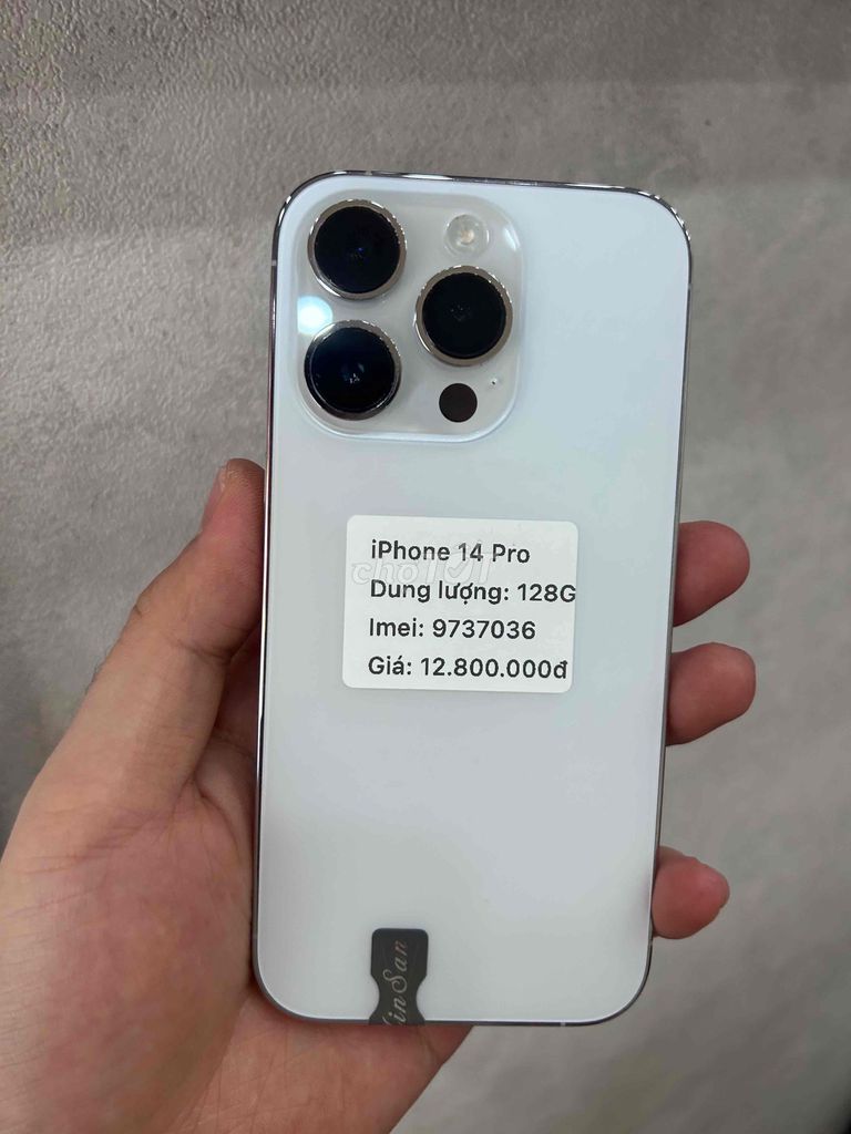 iPhone 14 Pro 128GB Trắng máy đẹp chuẩn zin. Mua bán Điện thoại tại Thành phố Buôn Ma Thuột Đắk Lắk được đăng bởi Nguyễn Hoàng hình 1