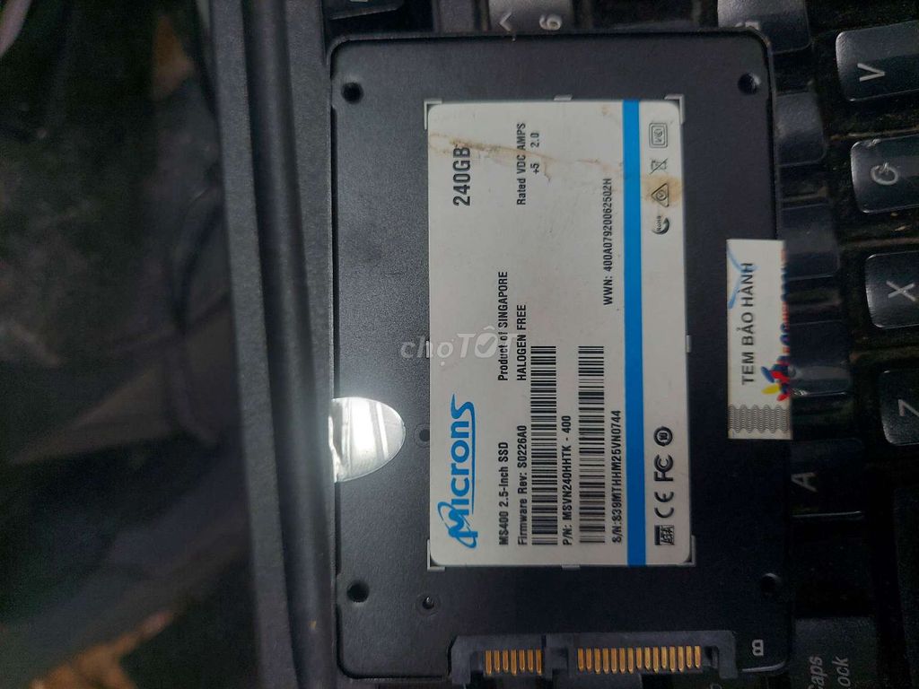 Ổ cứng ssd 240g giá tốt sức khỏe 100%. Mua bán Linh kiện (RAM, Card...) tại Quận Bình Tân Tp Hồ Chí Minh được đăng bởi quảng trần hình 1