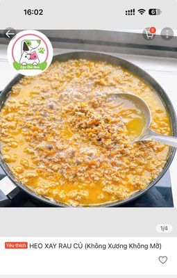 Cho heo xay cho pet ăn ạ