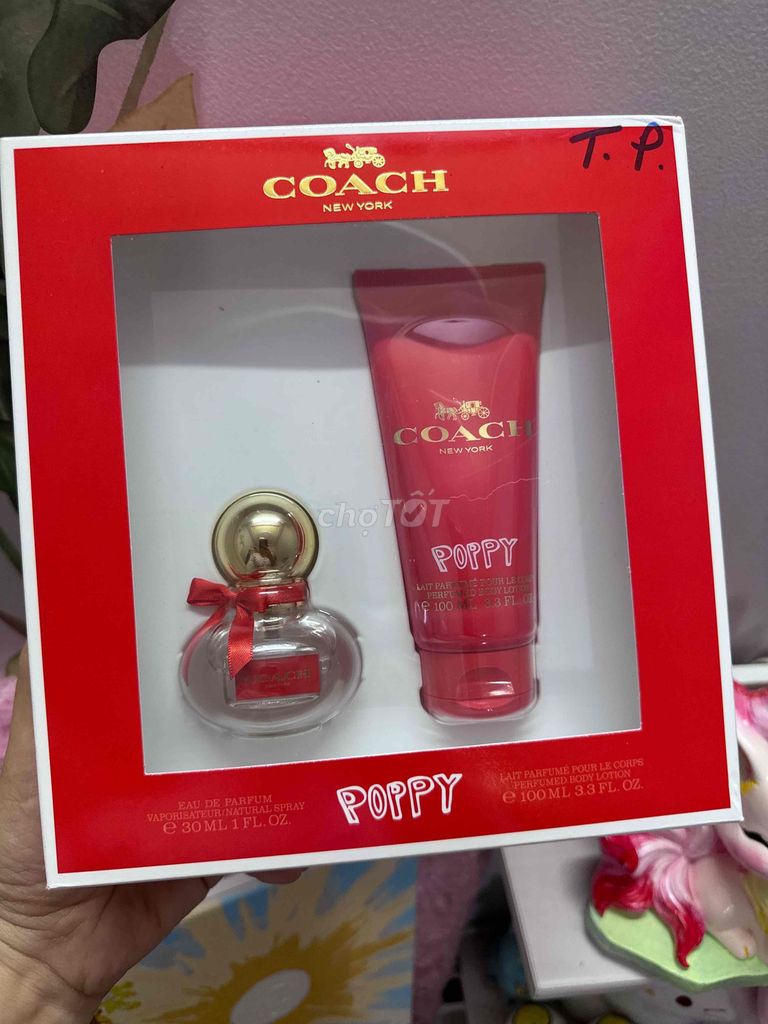 Bộ quà tặng Coach Poppy Crush Nữ. Mua bán Nước hoa tại Quận 8 Tp Hồ Chí Minh được đăng bởi Phương Võ hình 1