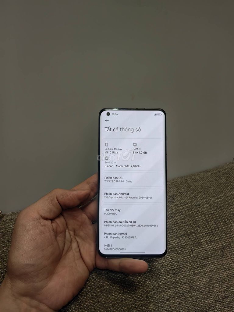 Xiaomi Mi 10 Ultra máy ảnh zoom 120x. Mua bán Điện thoại tại Quận Lê Chân Hải Phòng được đăng bởi Anh Cả hình 1