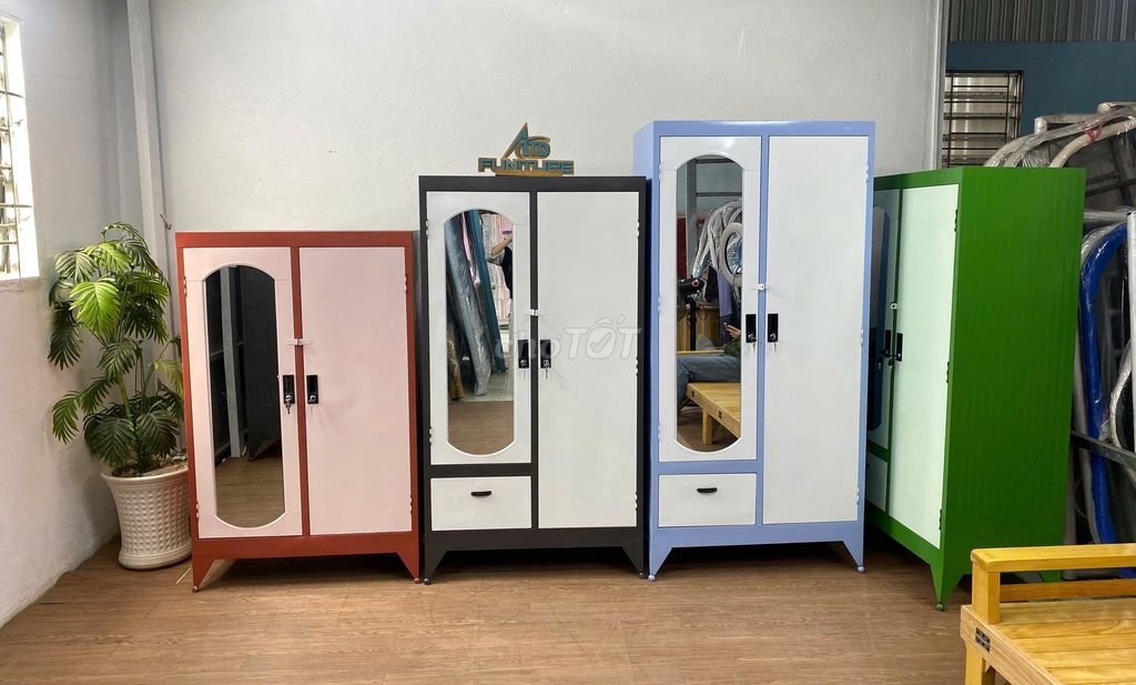TỦ SẮT QUẦN ÁO – TỦ QUẦN ÁO SẮT – TỦ SẮT. Mua bán Tủ, kệ gia đình tại Huyện Nhà Bè Tp Hồ Chí Minh được đăng bởi Tổng Kho Nội Thất Sài Gòn hình 1