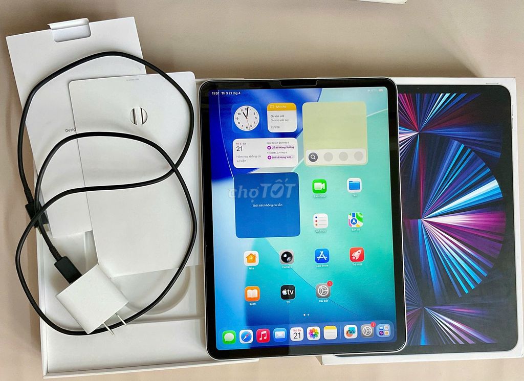 iPad ProM1 11inch 256GB wifi+sim pin93%fullbox zin. Mua bán Máy tính bảng tại Quận Cầu Giấy Hà Nội được đăng bởi Lê Quang hình 1