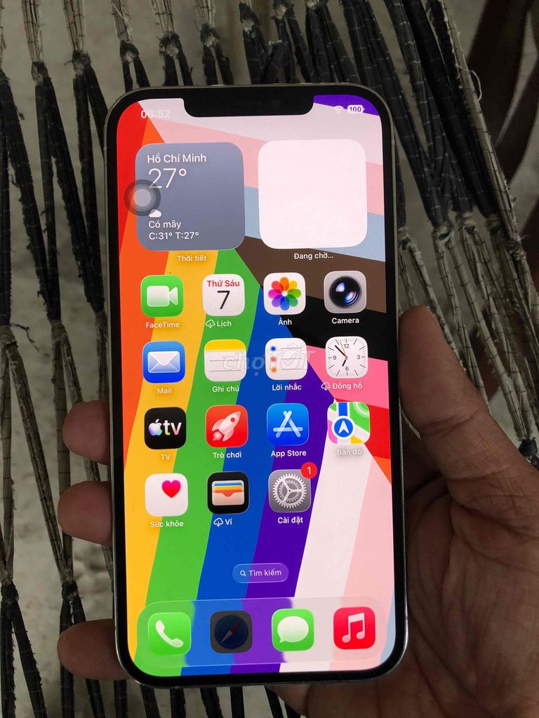 Apple iPhone 12 Pro Max 256GB Trắng. Mua bán Điện thoại tại Quận Ô Môn Cần Thơ được đăng bởi Trọng Đông hình 1