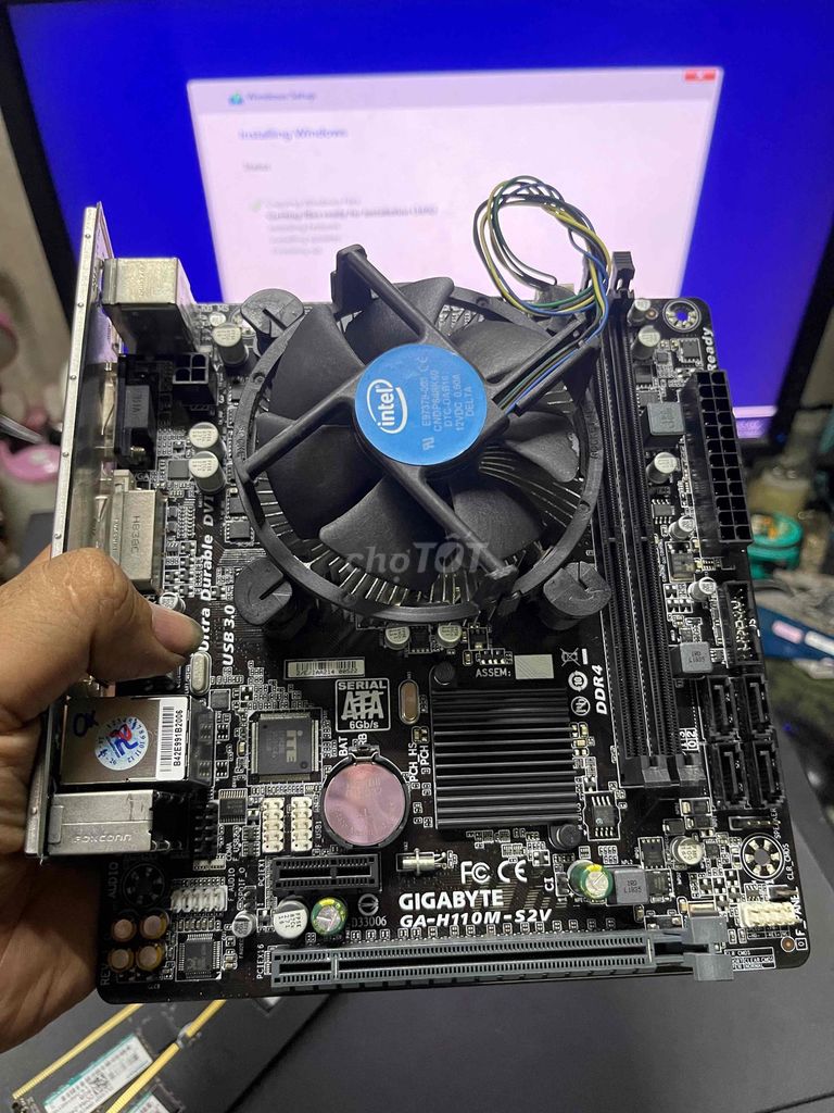 Mainboard Gigabyte H110 Giga FE i5-7400 DDR4 8GB. Mua bán Linh kiện (RAM, Card...) tại Quận Bình Tân Tp Hồ Chí Minh được đăng bởi Mr Hoàn hình 1
