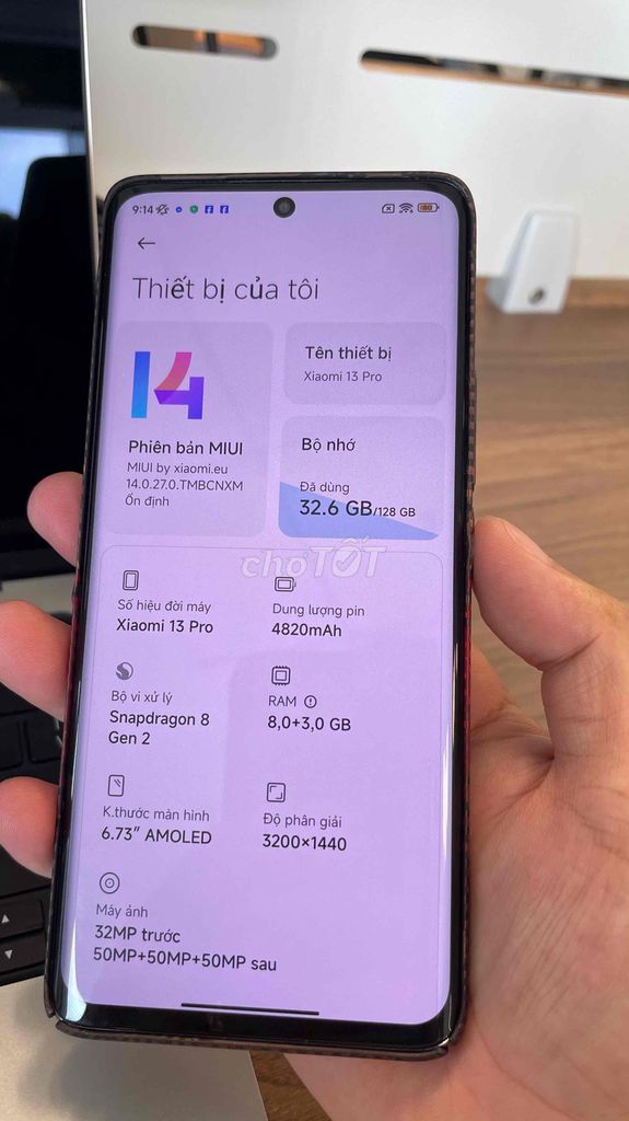 Xiaomi 13 Pro 128GB Đen. Mua bán Điện thoại tại Quận 1 Tp Hồ Chí Minh được đăng bởi anh hình 1