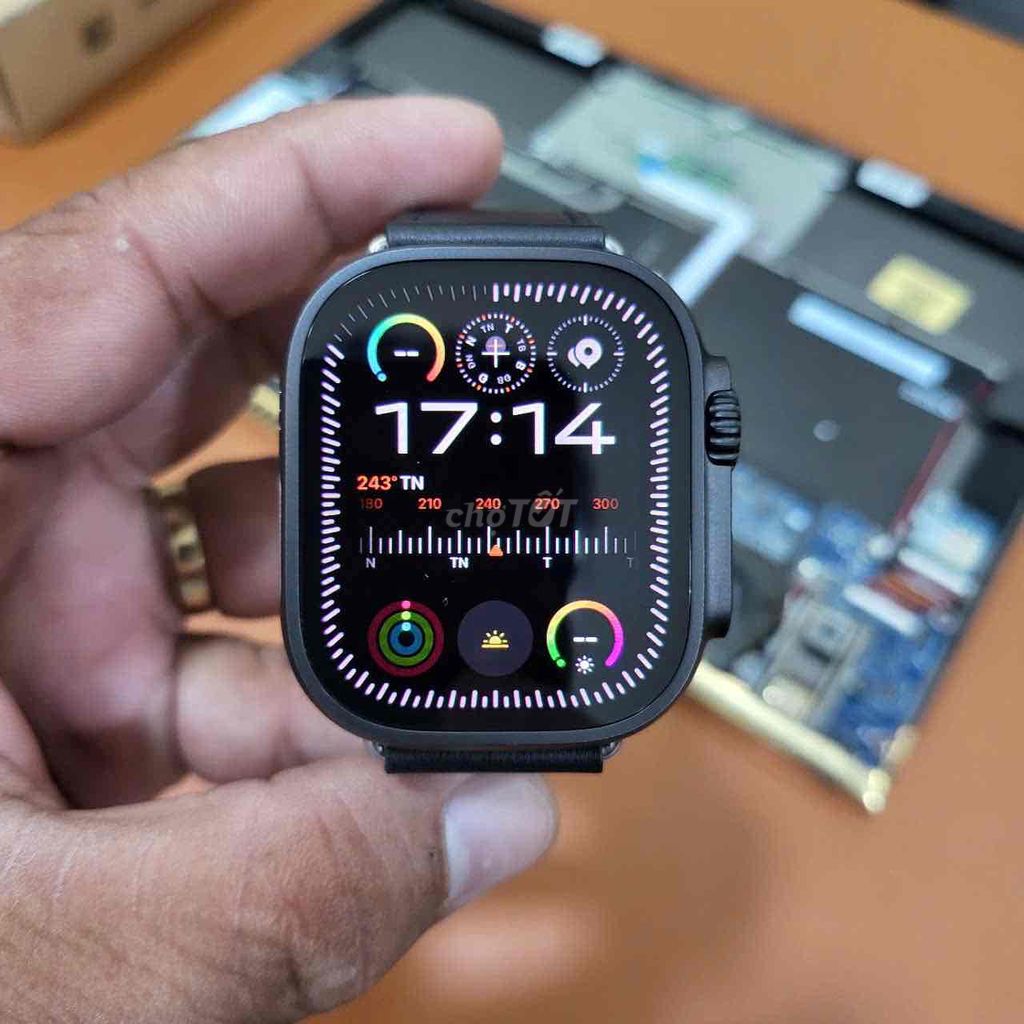 Applewatch Ultral 2 Esim Black Thay Vỏ Zin Apple !