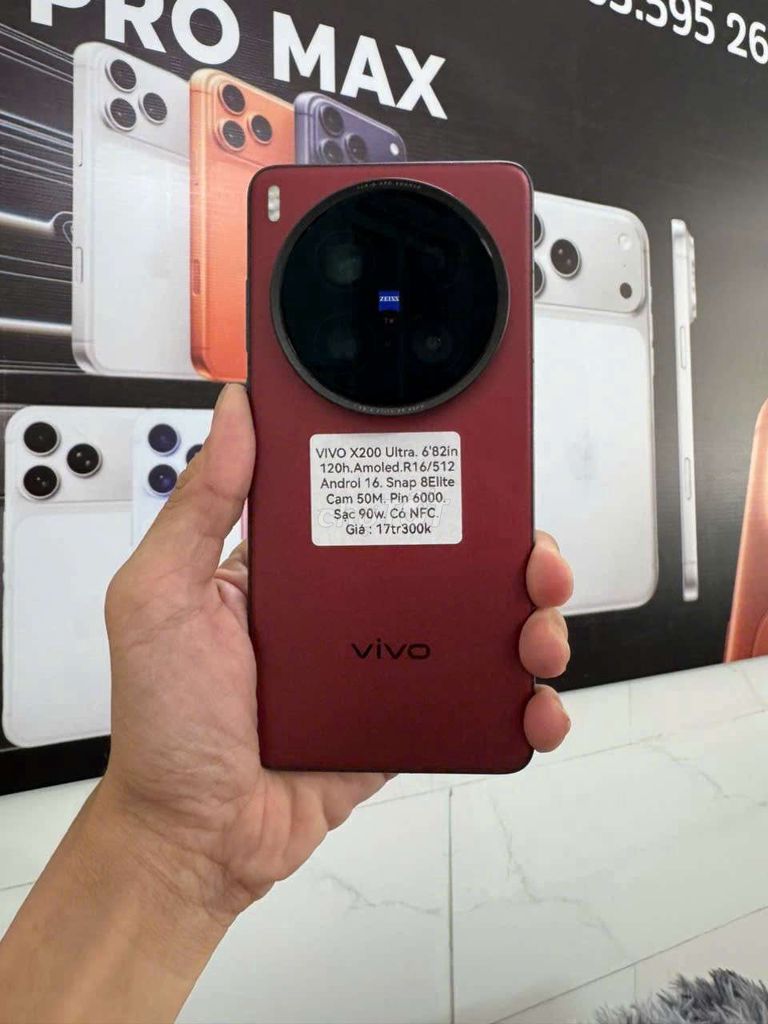 Vivo X200 Ultra 16GB/512GB Đỏ Snapdragon 8 Elite. Mua bán Điện thoại tại Thành phố Thủ Dầu Một Bình Dương được đăng bởi TTMobileBD hình 1