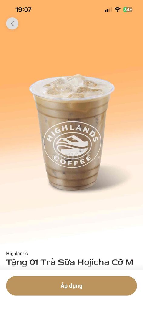 Voucher Trà sữa Highlands Coffee Hojicha M. Mua bán Đồ ăn, thực phẩm và các loại khác tại Thành phố Thủ Đức Tp Hồ Chí Minh được đăng bởi Chuyenvoucher hình 1