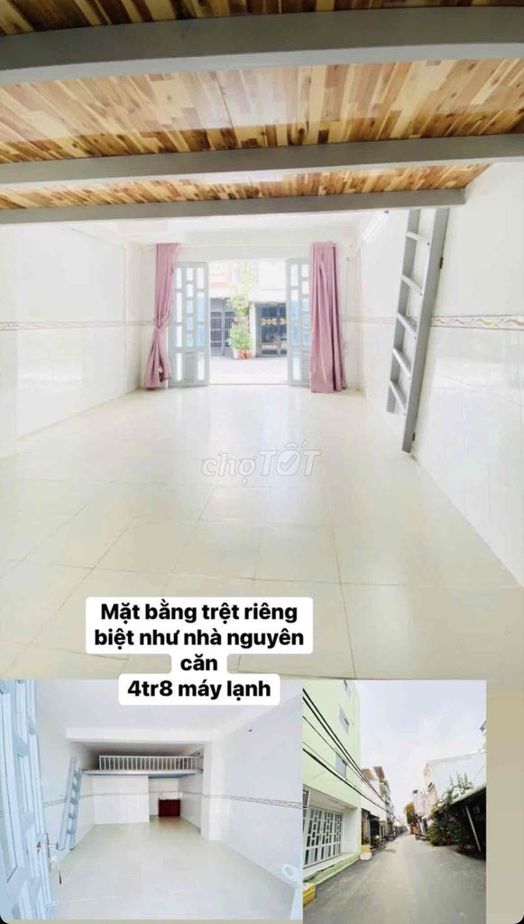 Phòng có gác k nội thất và full nội thất từ 2tr6