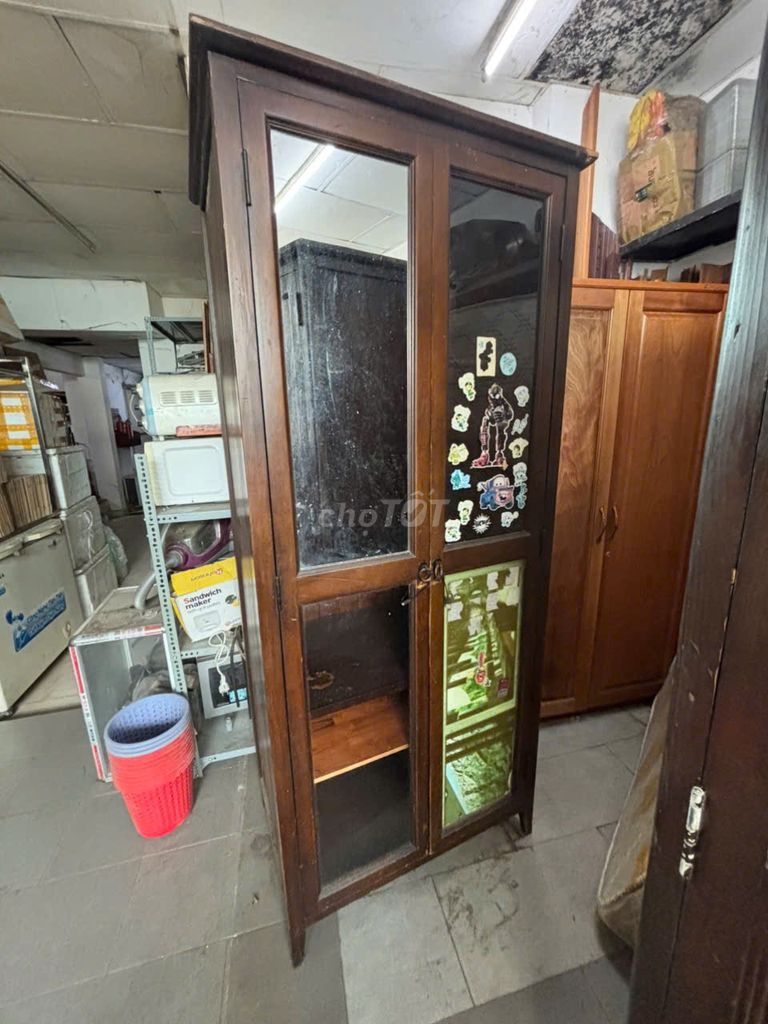 Tủ quần áo gỗ xoan đào 50x80x200cm. Mua bán Tủ, kệ gia đình tại Quận Bình Thạnh Tp Hồ Chí Minh được đăng bởi Huỳnh Tấn Lộc hình 1