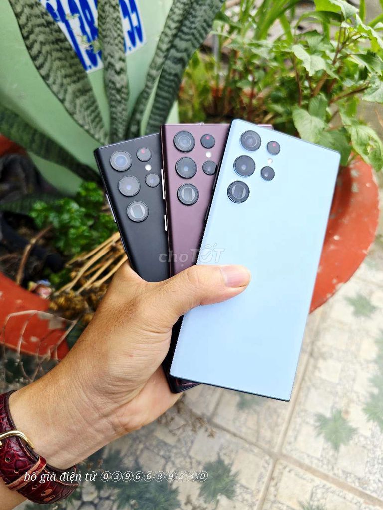 Samsung S22 Ultra 256GB Đen, Tím, Xanh Như mới. Mua bán Điện thoại tại Thành phố Thuận An Bình Dương được đăng bởi MUỘI STORE  chuyên samsung  trả góp hình 1
