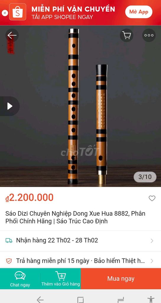 Sáo trúc DIZI chuyên nghiệp