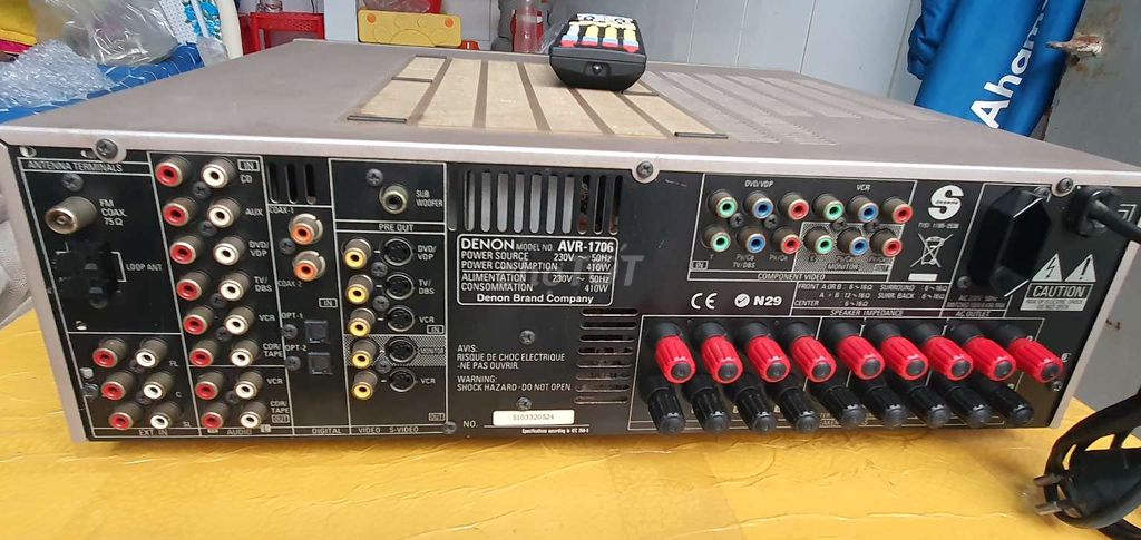 Thanh lý amply denon 7.1 AVR 1706  công suất 410w