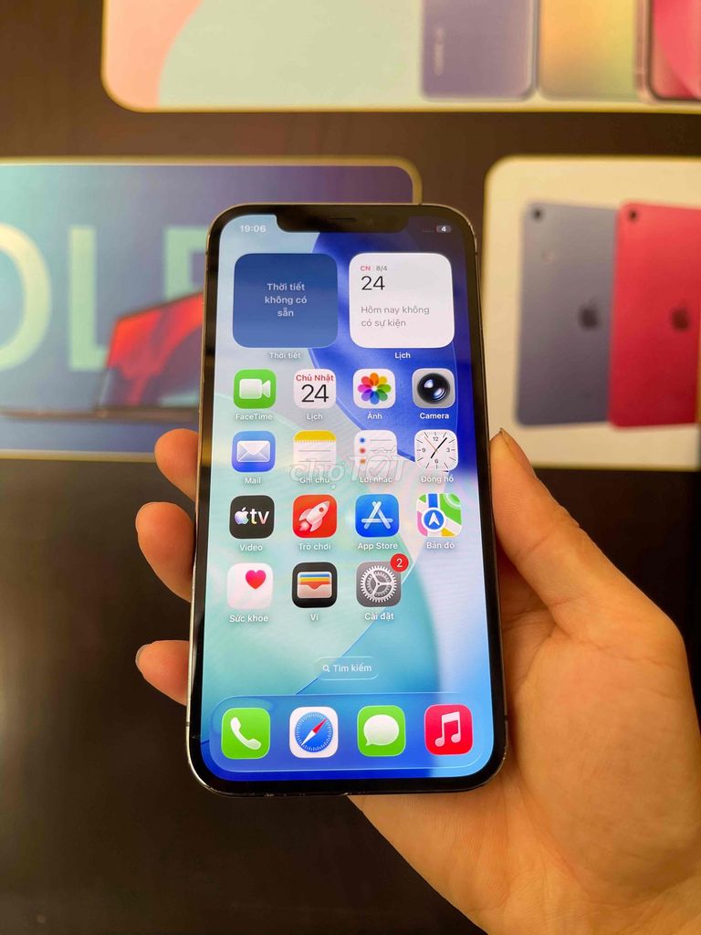 iPhone 12 Pro 128GB Xám Quốc tế Zin  All, Full. Mua bán Điện thoại tại Quận Lê Chân Hải Phòng được đăng bởi Huy Tưởng Mobile hình 1