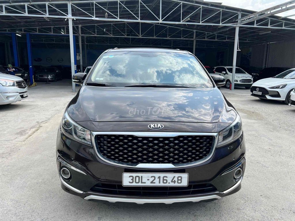 Bán Kia Sedona 2018 2.2 DATH Nâu Full Dầu Siêu mới