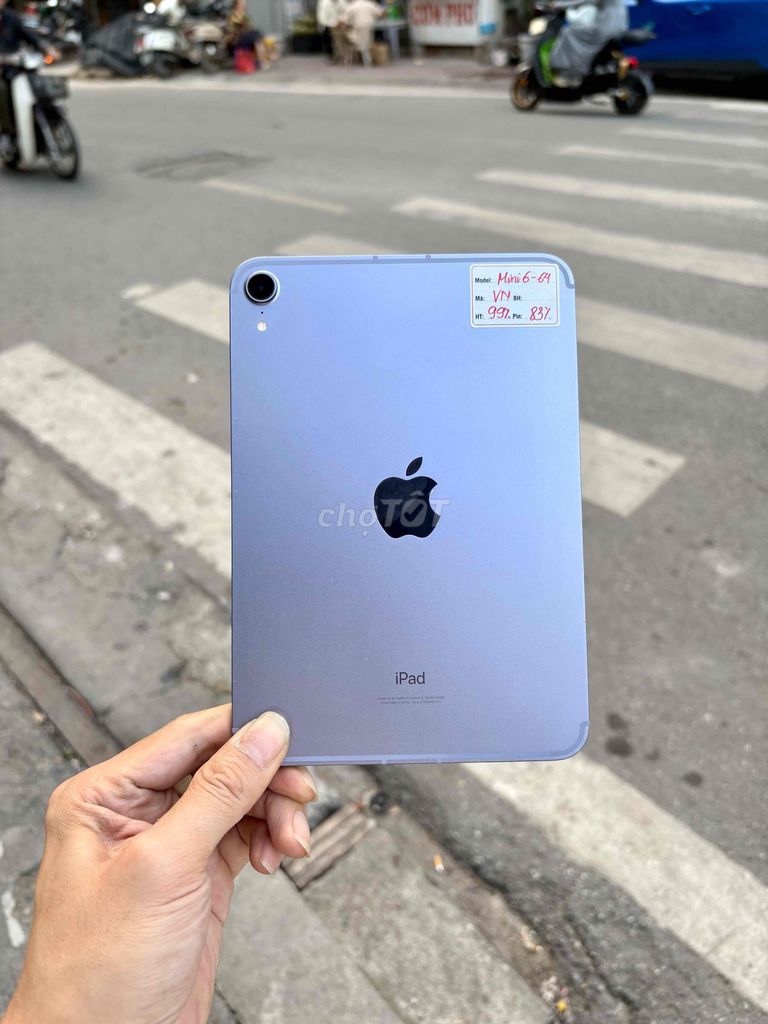 Apple iPad Mini 6 64GB Tím Sim+Wifi Việt Nam. Mua bán Máy tính bảng tại Quận Đống Đa Hà Nội được đăng bởi Quý Hoàng hình 1