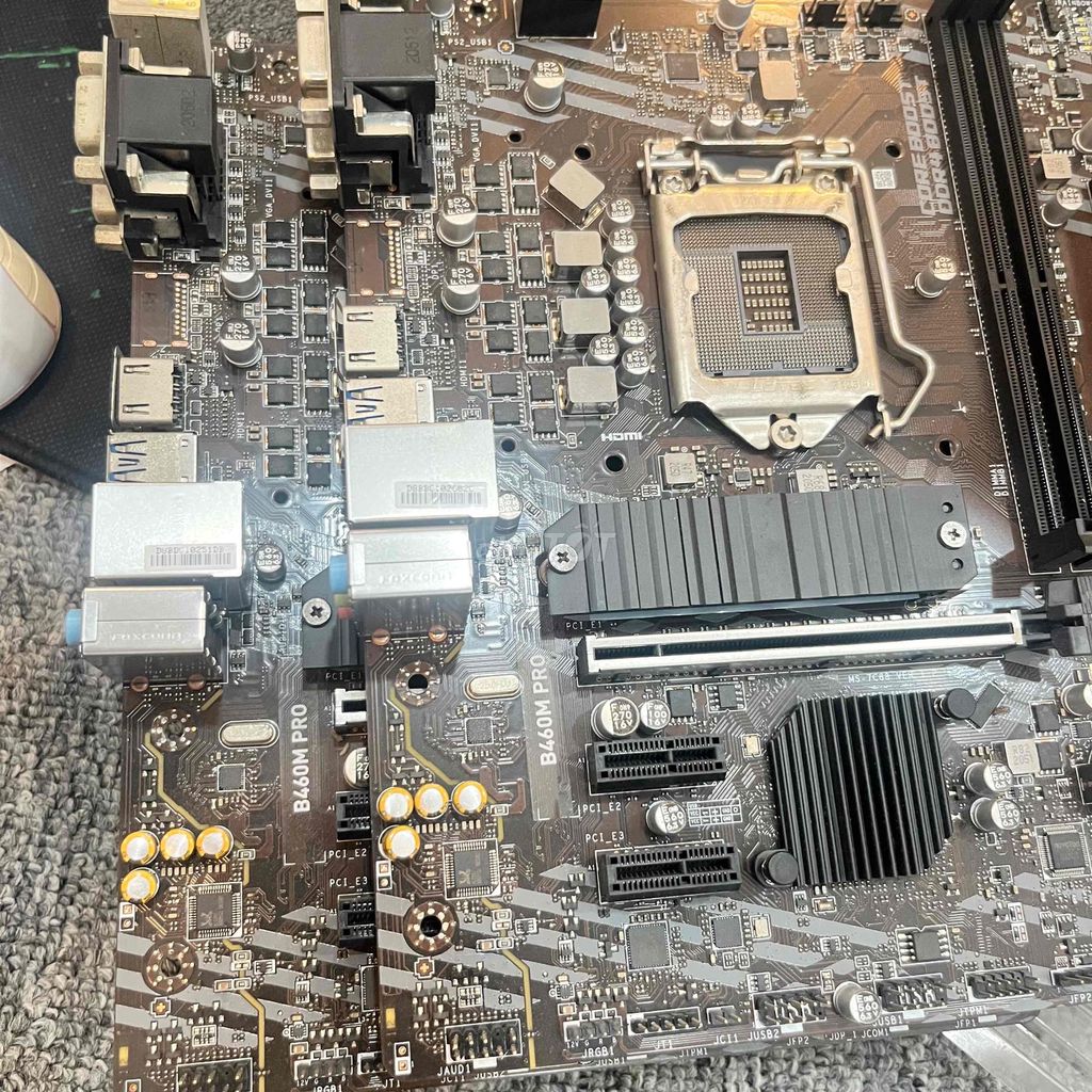 main Msi B460 zin đẹp. Mua bán Linh kiện (RAM, Card...) tại Quận Ninh Kiều Cần Thơ được đăng bởi Tin Học Cần Thơ hình 1