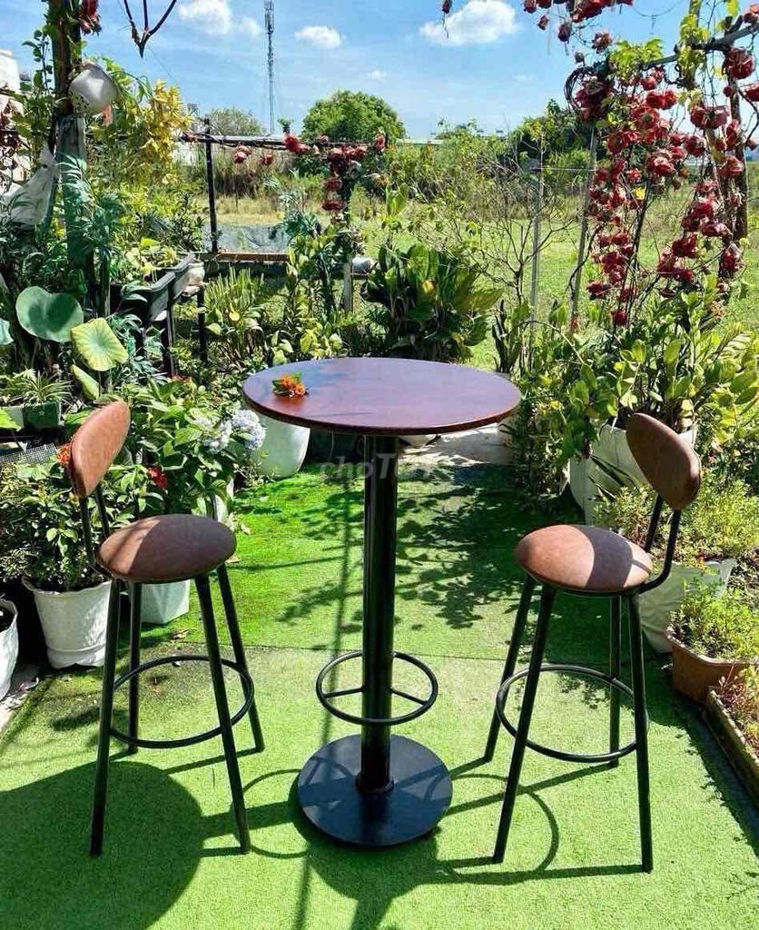 Mình cần thanh lý 12 bộ bàn ghế cao barr caffe 🌷🍃. Mua bán Bàn ghế tại Huyện Bình Chánh Tp Hồ Chí Minh được đăng bởi Nhật Anh hình 1