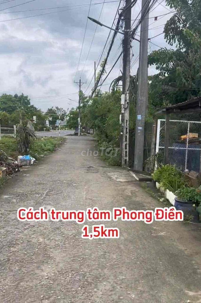 Nền 169m2 Thổ Cư - Lộ Oto - Cách Chợ Phong Điền 1,5Km - Giá 899Tr