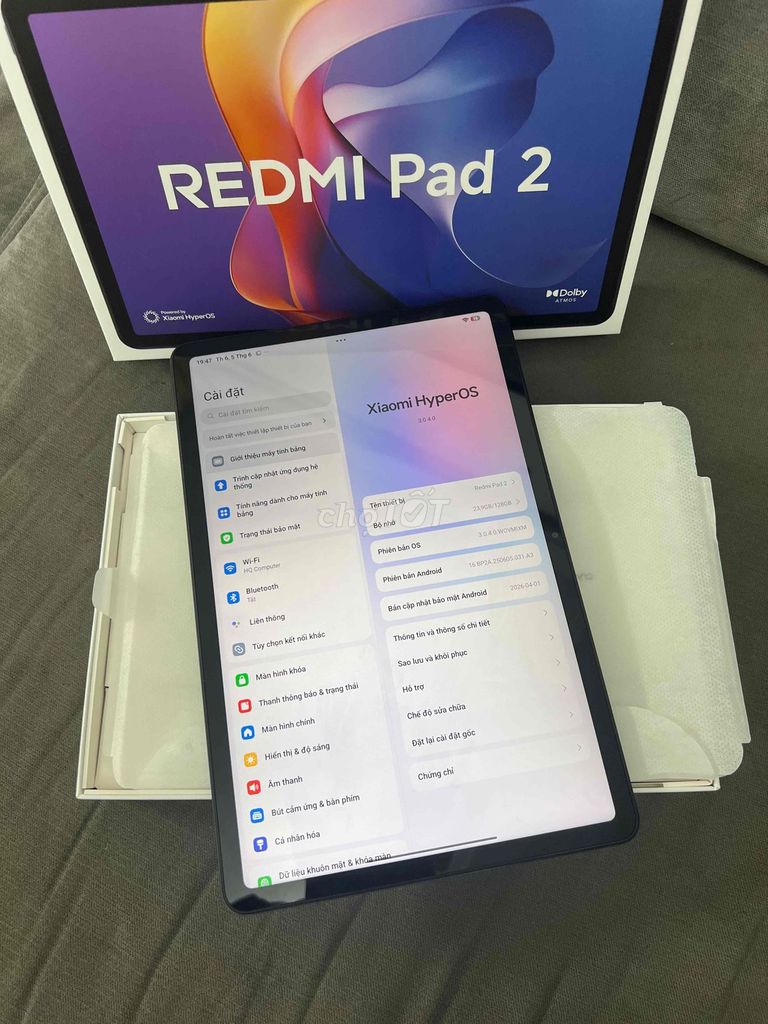 Xiaomi Redmi Pad 2 4GB/128GB Xám. Mua bán Máy tính bảng tại Quận Đống Đa Hà Nội được đăng bởi HQ Computer hình 1