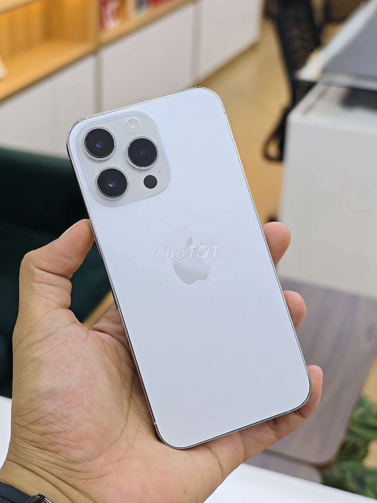 🍎IPHONE 14PROMAX 256GB TRẮNG HÌNH THỨC 98% P100👇. Mua bán Điện thoại tại Quận Hải An Hải Phòng được đăng bởi 98 Ngô Gia Tự Hoàng Dũng Mobile Ngã 3 Văn Cao hình 1