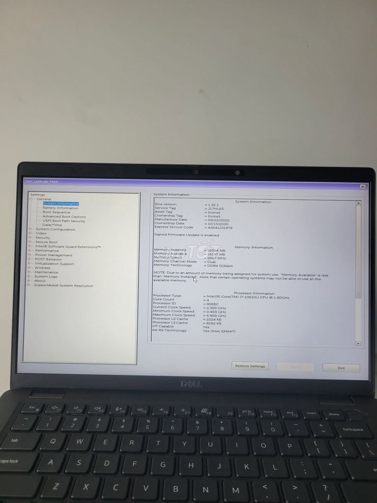 Dell Latitude E7410 i7-10610U 14 inch 16GB/512GB Like New. Mua bán Laptop tại Thành phố Thuận An Bình Dương được đăng bởi Hội Đồ Điện Tử hình 1