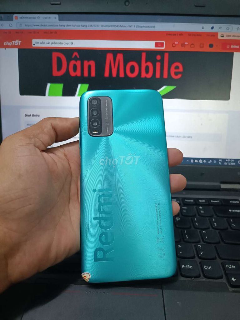 XIAOMI REDMI 9T 6GB.128GB PIN 6000 2 SIM FULL CN. Mua bán Điện thoại tại Quận Bình Thạnh Tp Hồ Chí Minh được đăng bởi Dân Mobile hình 1